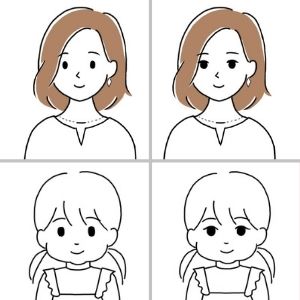 ⑥ラフ画(下書き)を確認