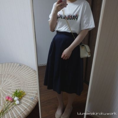 ポール&ジョー コラボTシャツのコーデ
